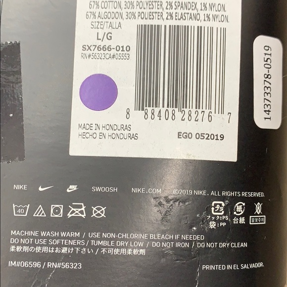 NIKE EVERYDAY COTTON CUSHIONED CREW SOCKS - Picture 11 of 16